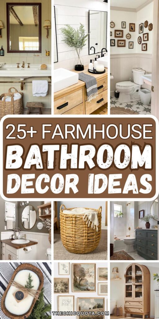 farmhouse bathroom decor ideas