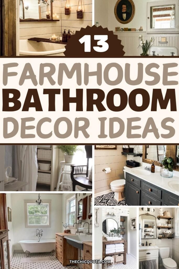 farmhouse bathroom decor ideas