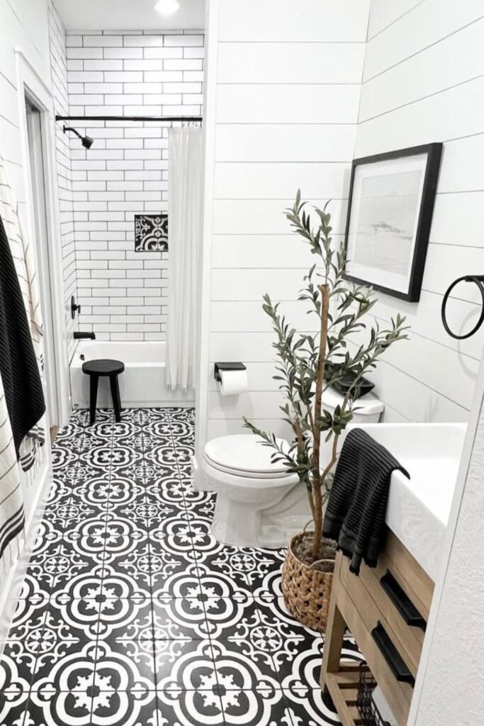 farmhouse bathroom remodel