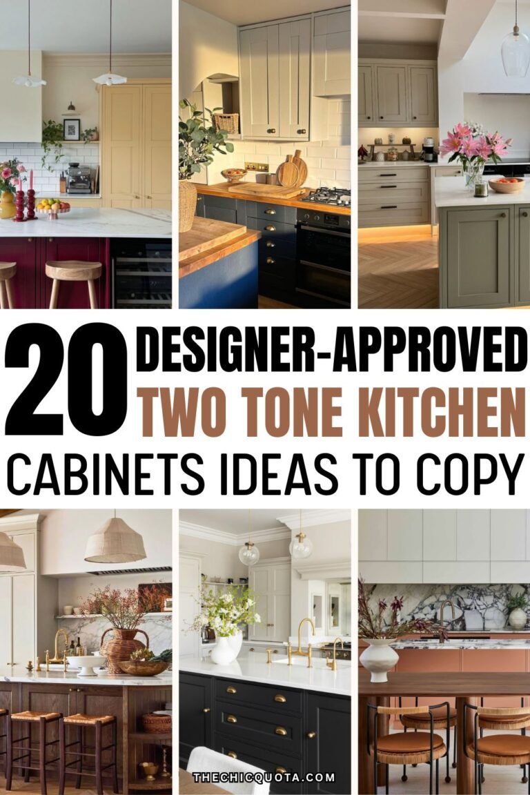 20 Stunning Two Tone Kitchen Cabinets Color Combinations You'll Love ...