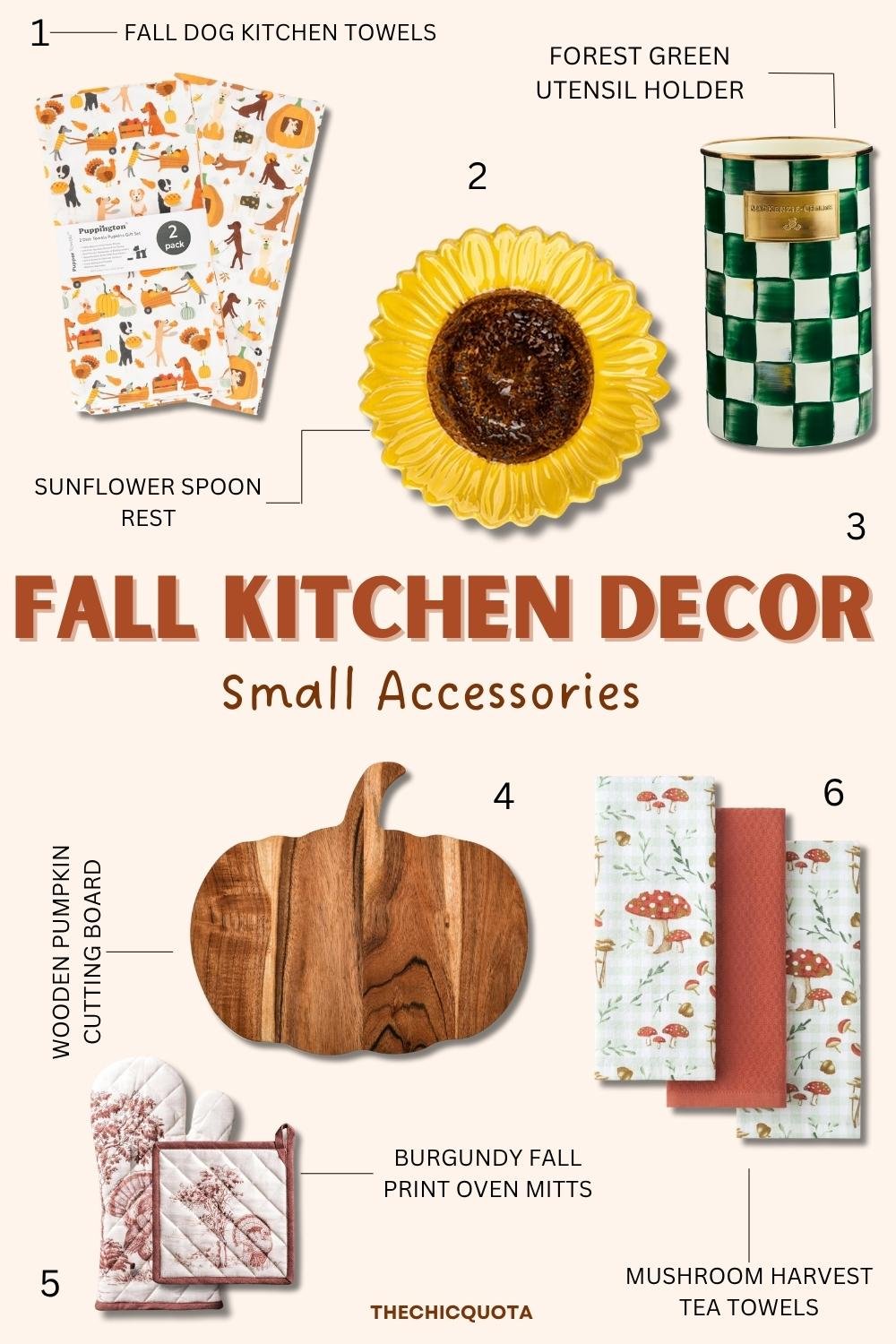 cozy fall decor kitchen