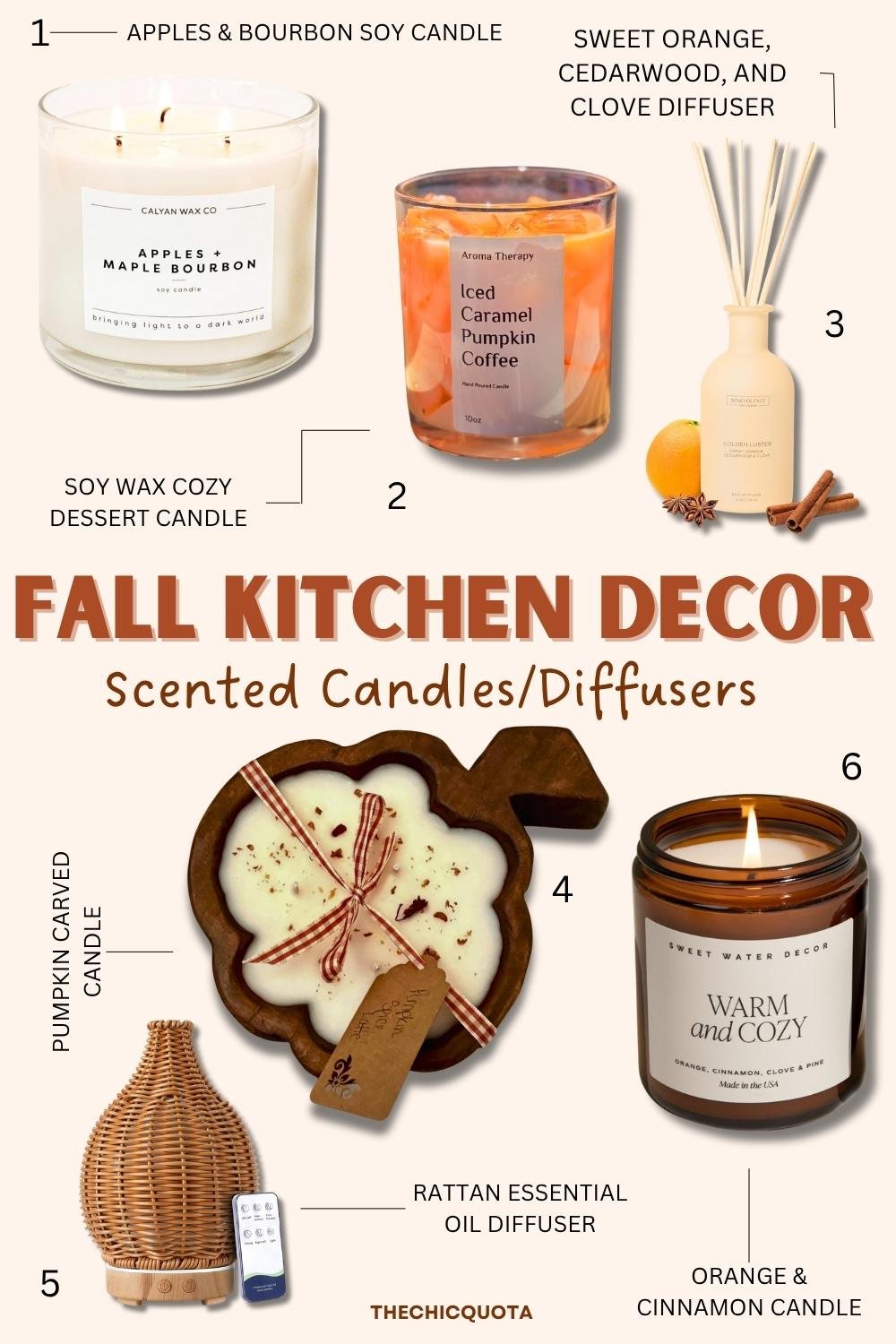 fall kitchen table decor