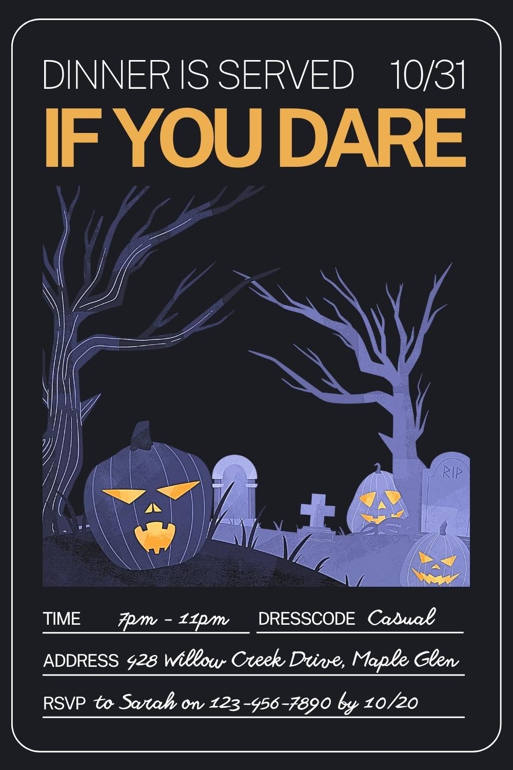 halloween party invitations free