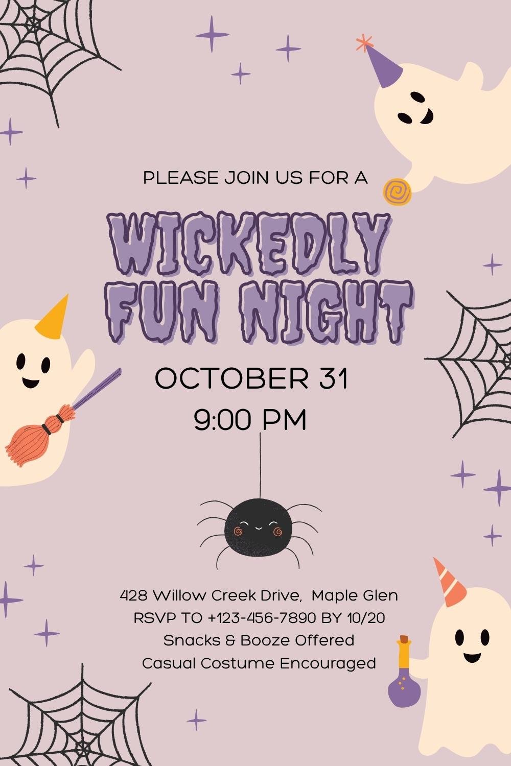 halloween themed party