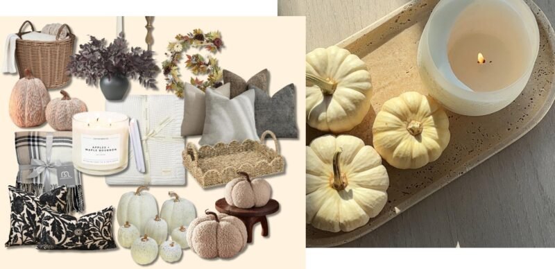 neutral fall decor