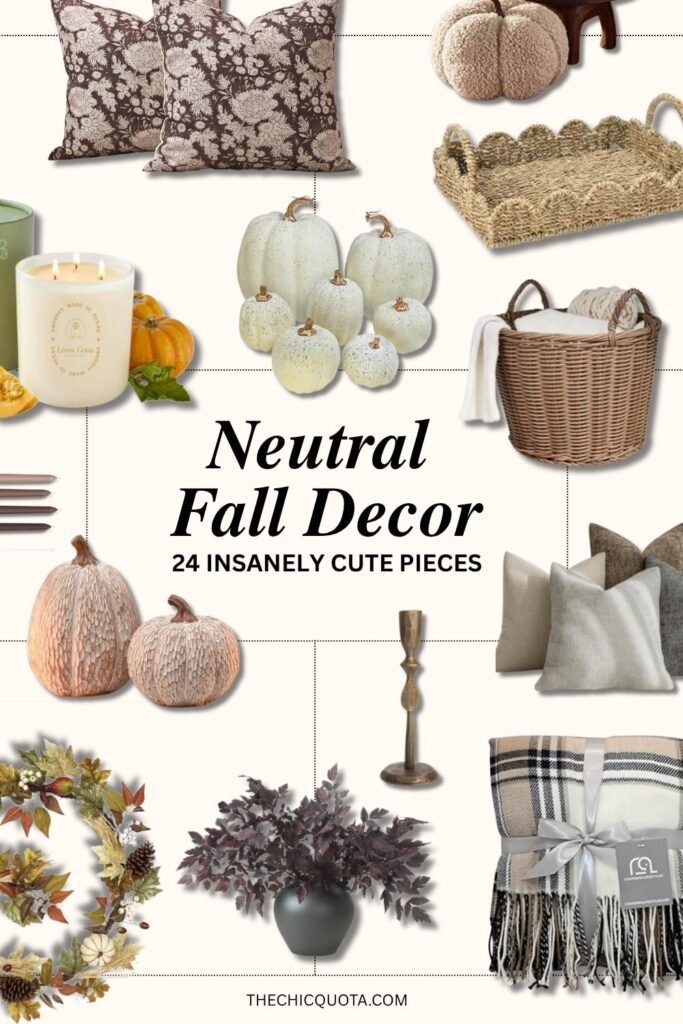 neutral fall decor ideas