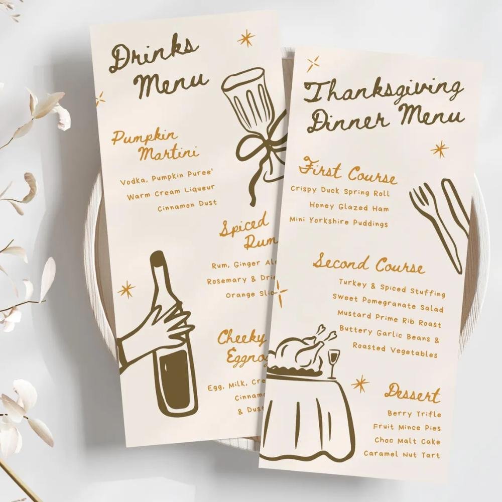 thanksgiving dinner decor