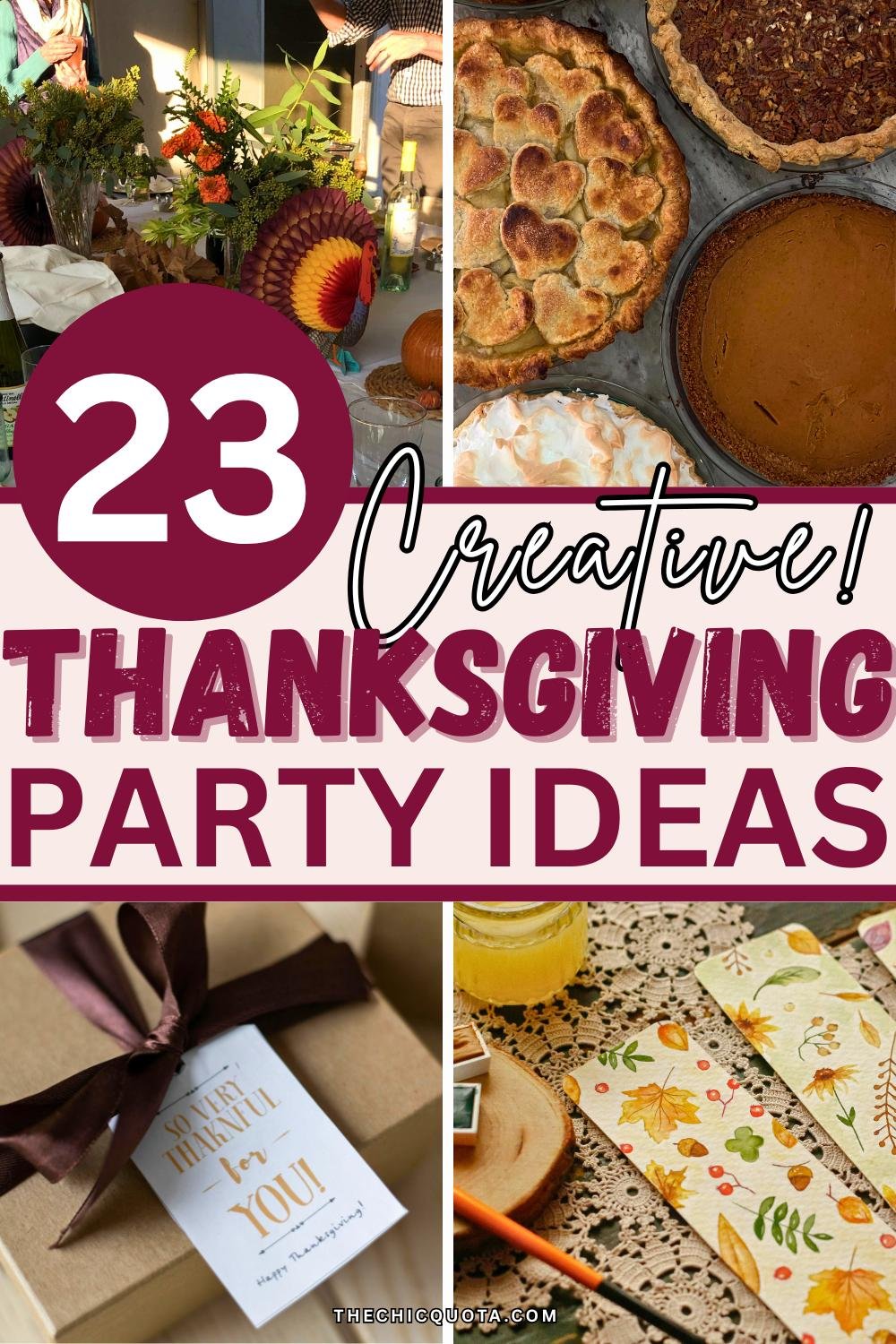 thanksgiving party ideas