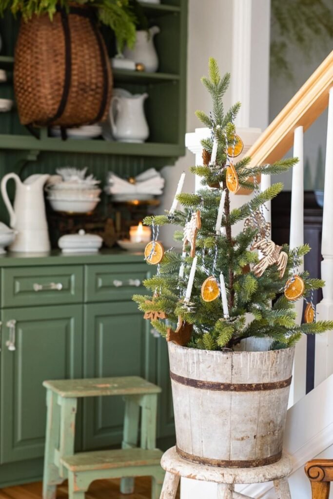 old house christmas decor