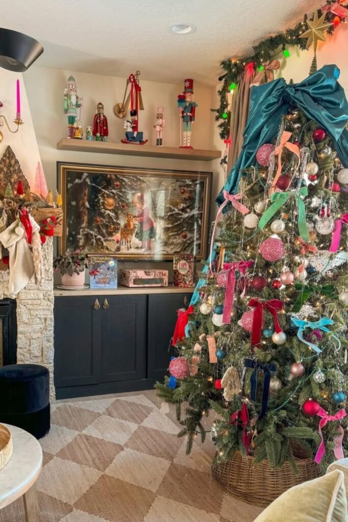 rustic traditional christmas decor