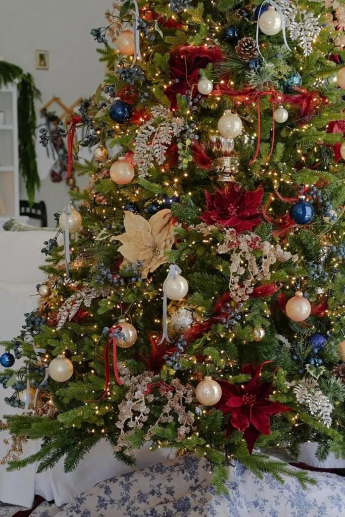 antique christmas decorations rustic