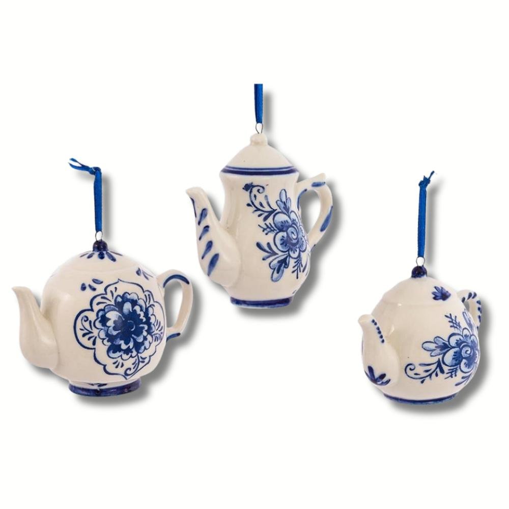 retro holiday ornament set