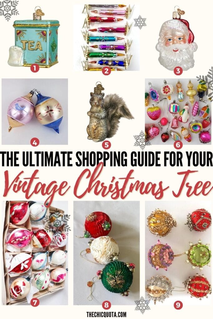 vintage christmas tree