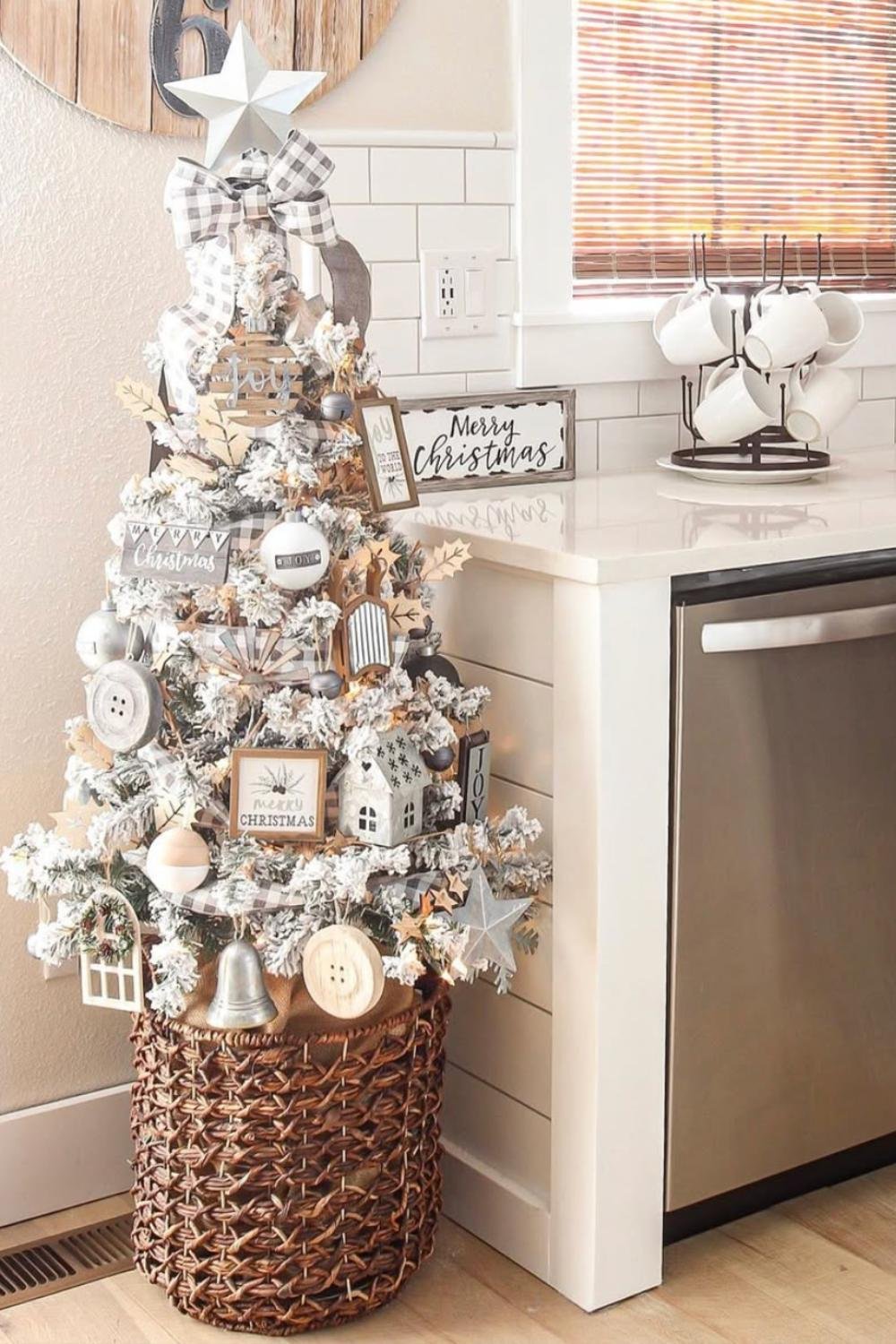 boho farmhouse christmas tree ornaments