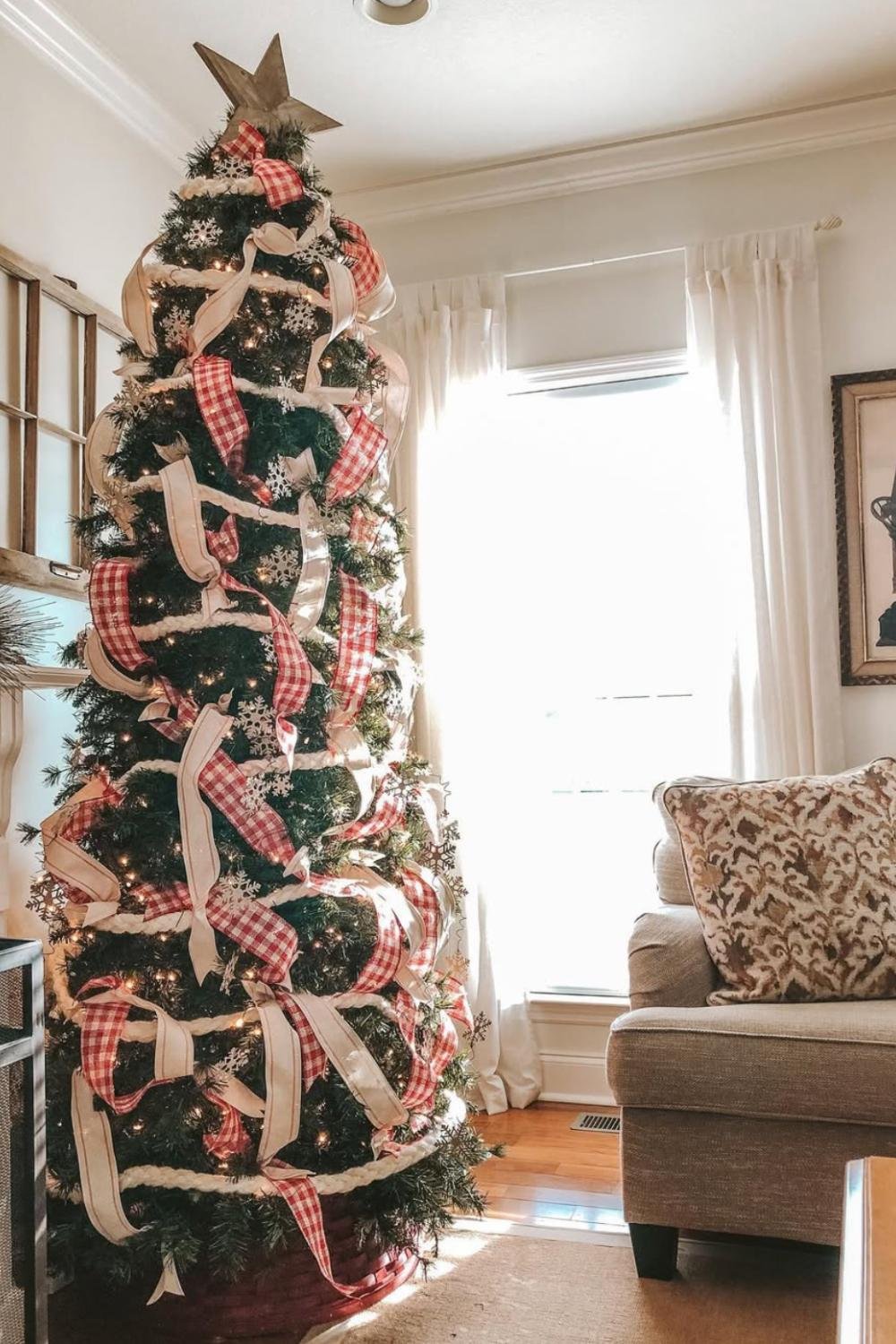 rustic christmas tree ideas