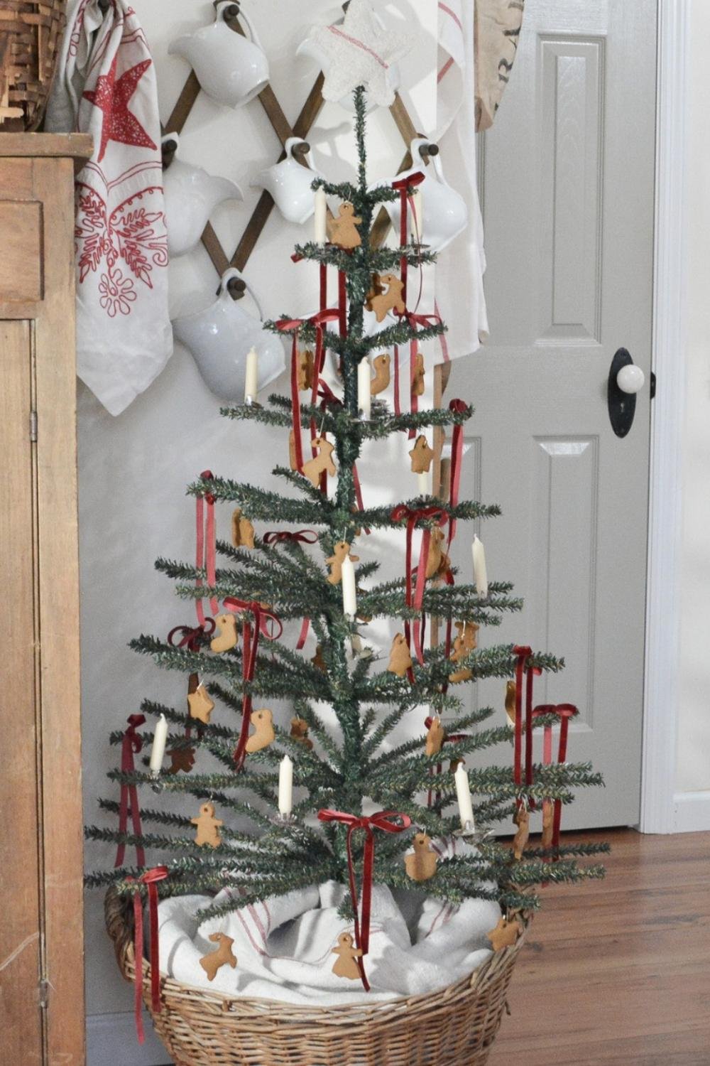 natural christmas tree ideas rustic