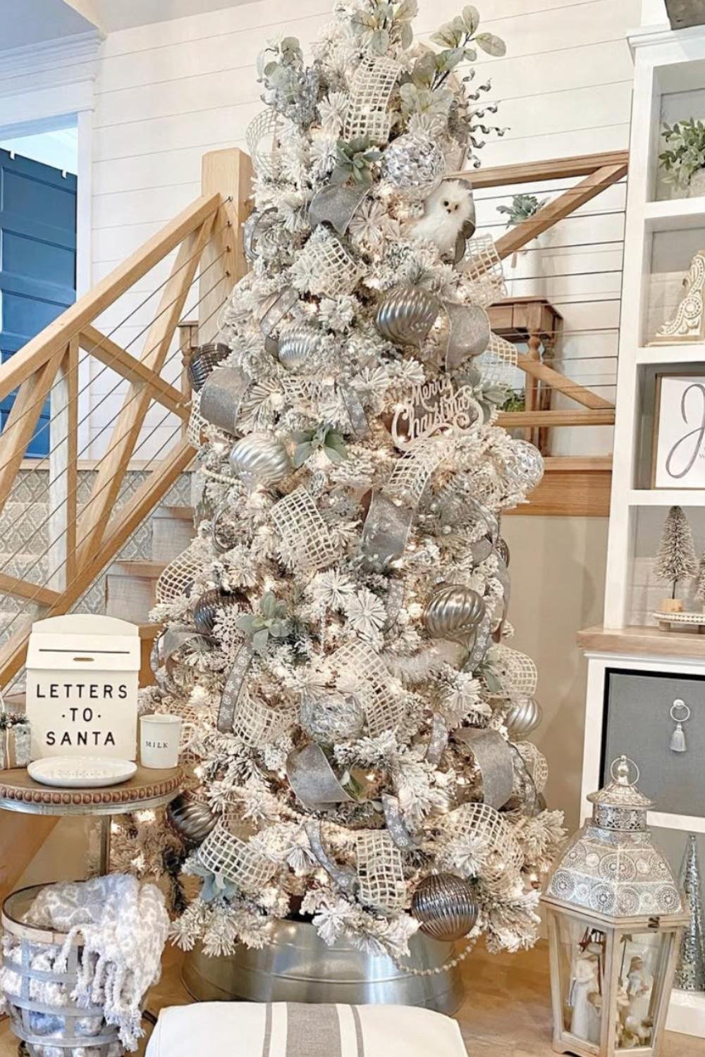 farmhouse christmas tree decorations