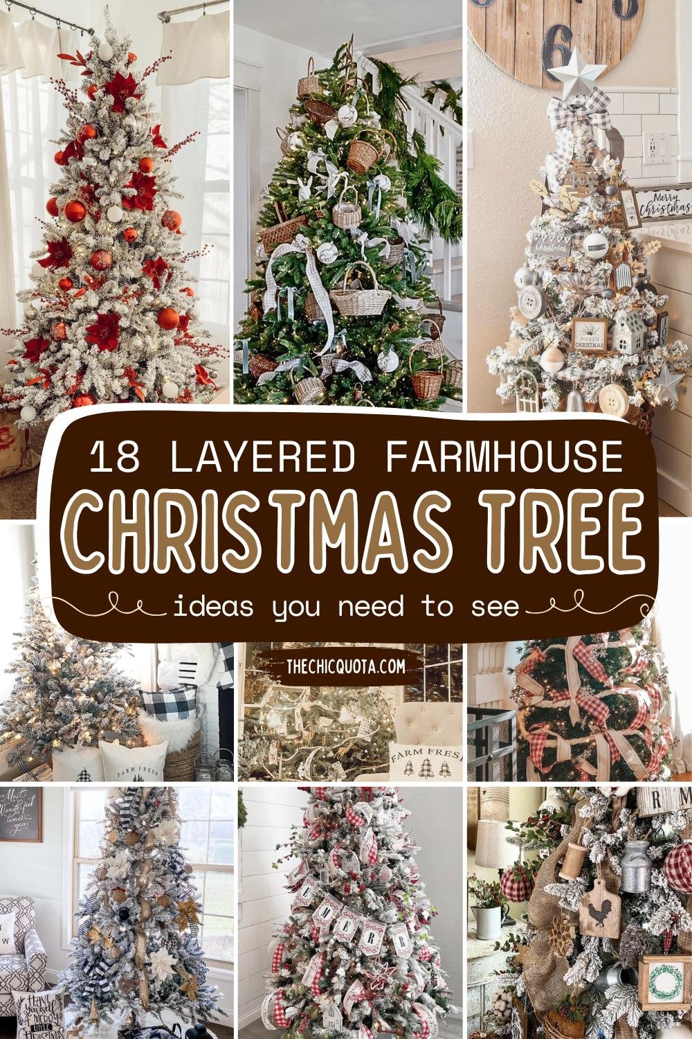 farmhouse Christmas tree