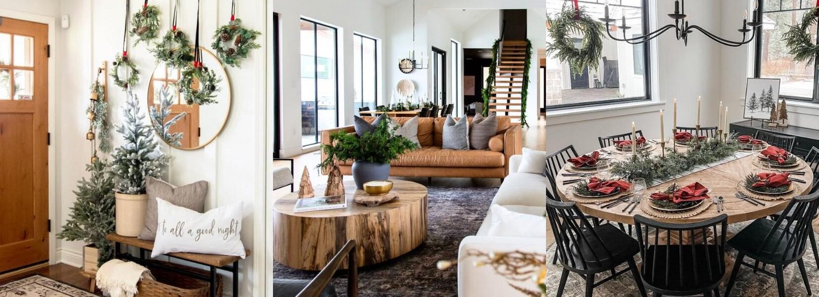 22 Beautiful Modern Farmhouse Christmas Decor Ideas You Can Copy On A Budget