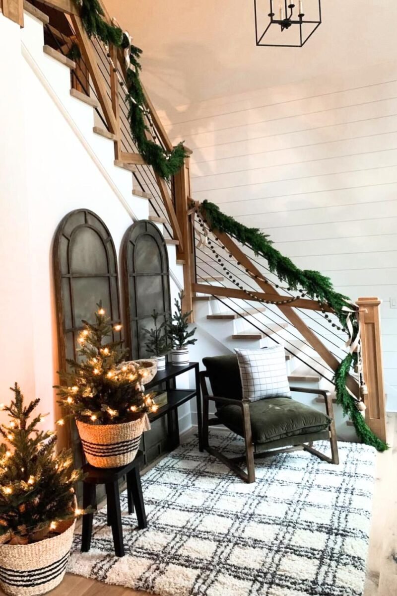 22 Beautiful Modern Farmhouse Christmas Decor Ideas You Can Copy On A ...