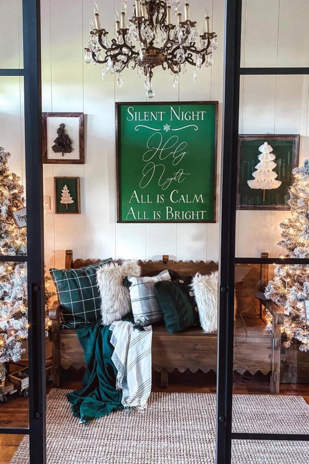 organic modern christmas tree