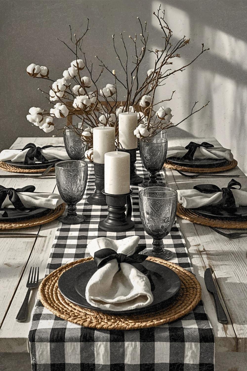christmas table centerpieces farmhouse