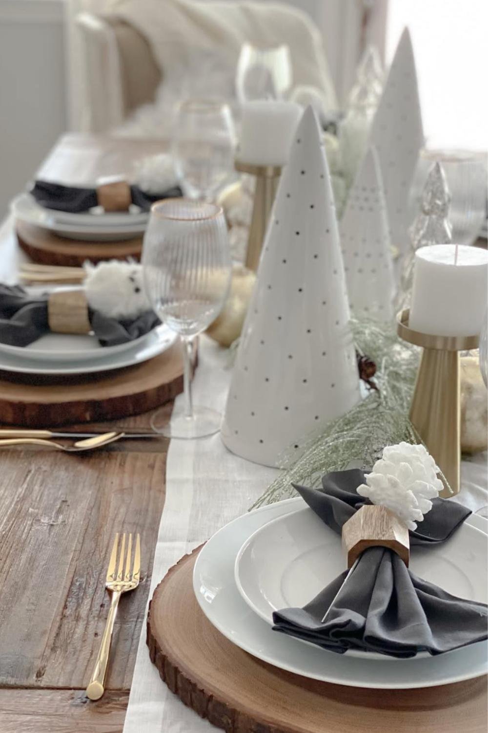 rustic christmas dinner