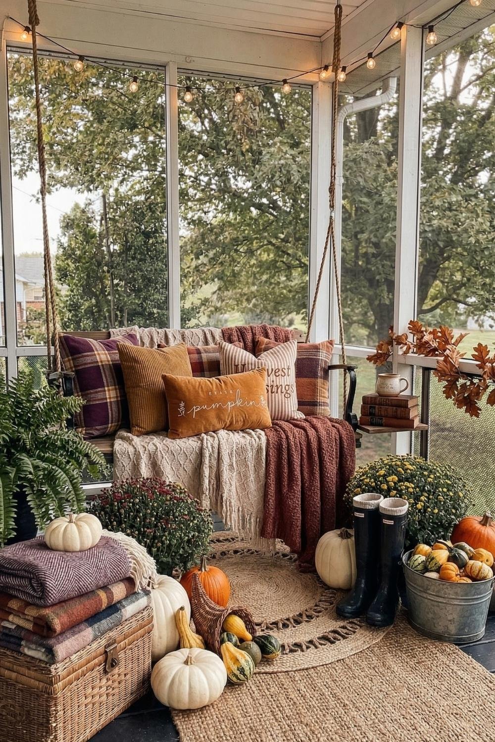 screened in porch furniture