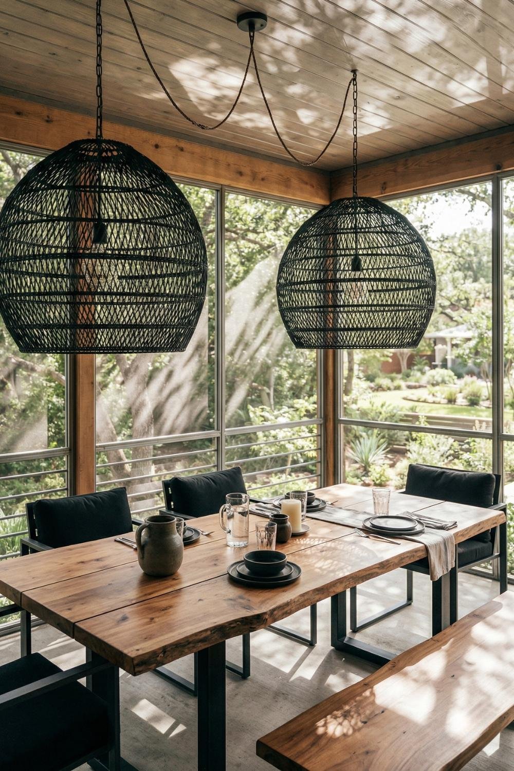 enclosed porch ideas small bohemian