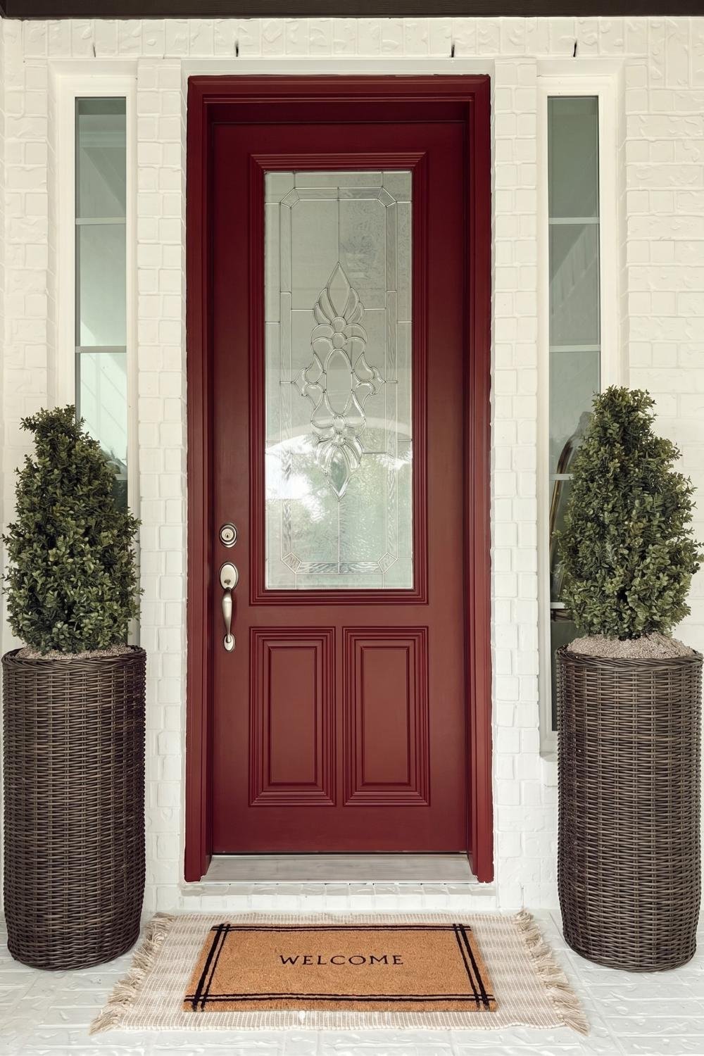 painted door exterior