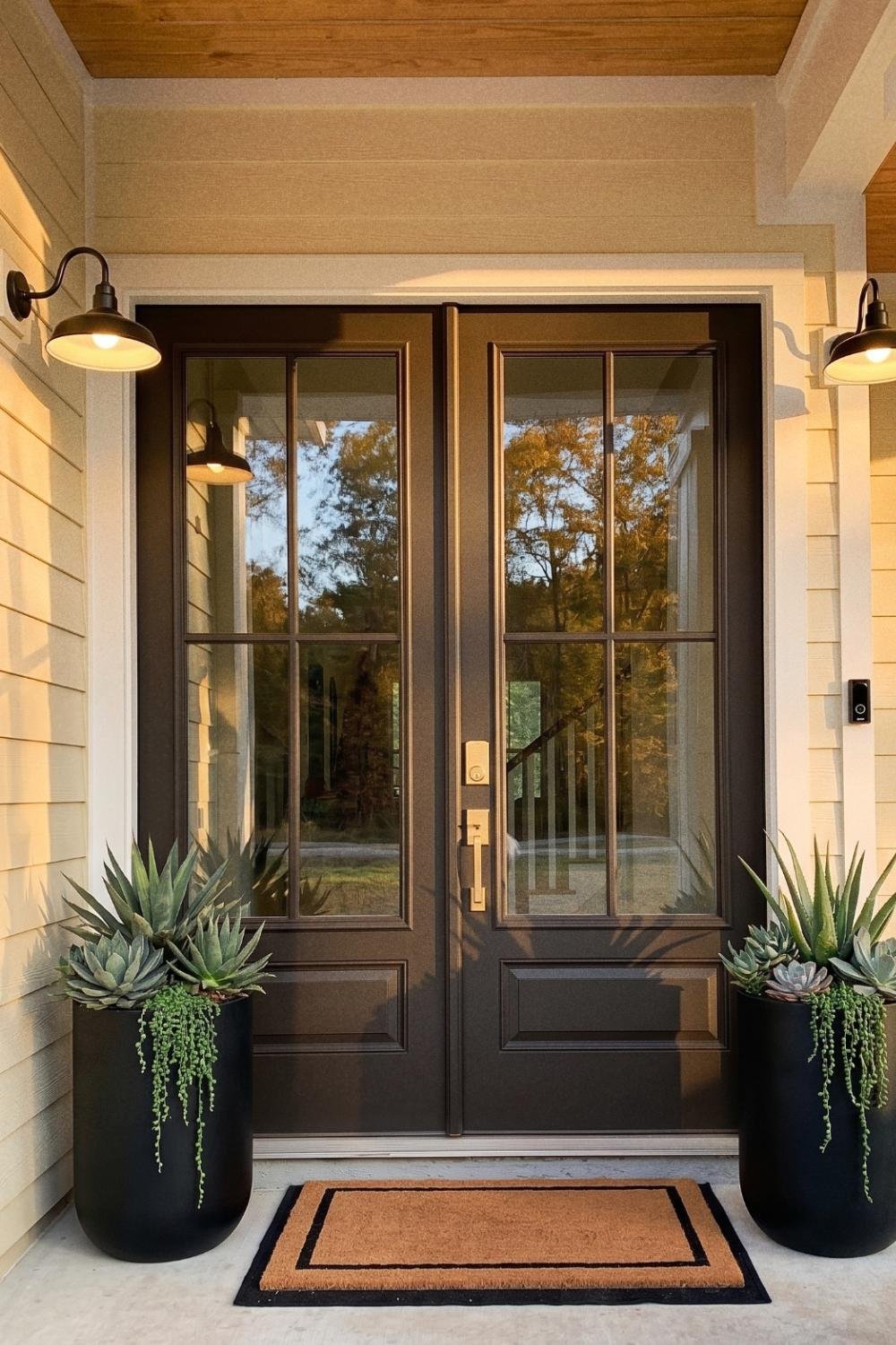 vibrant front door design