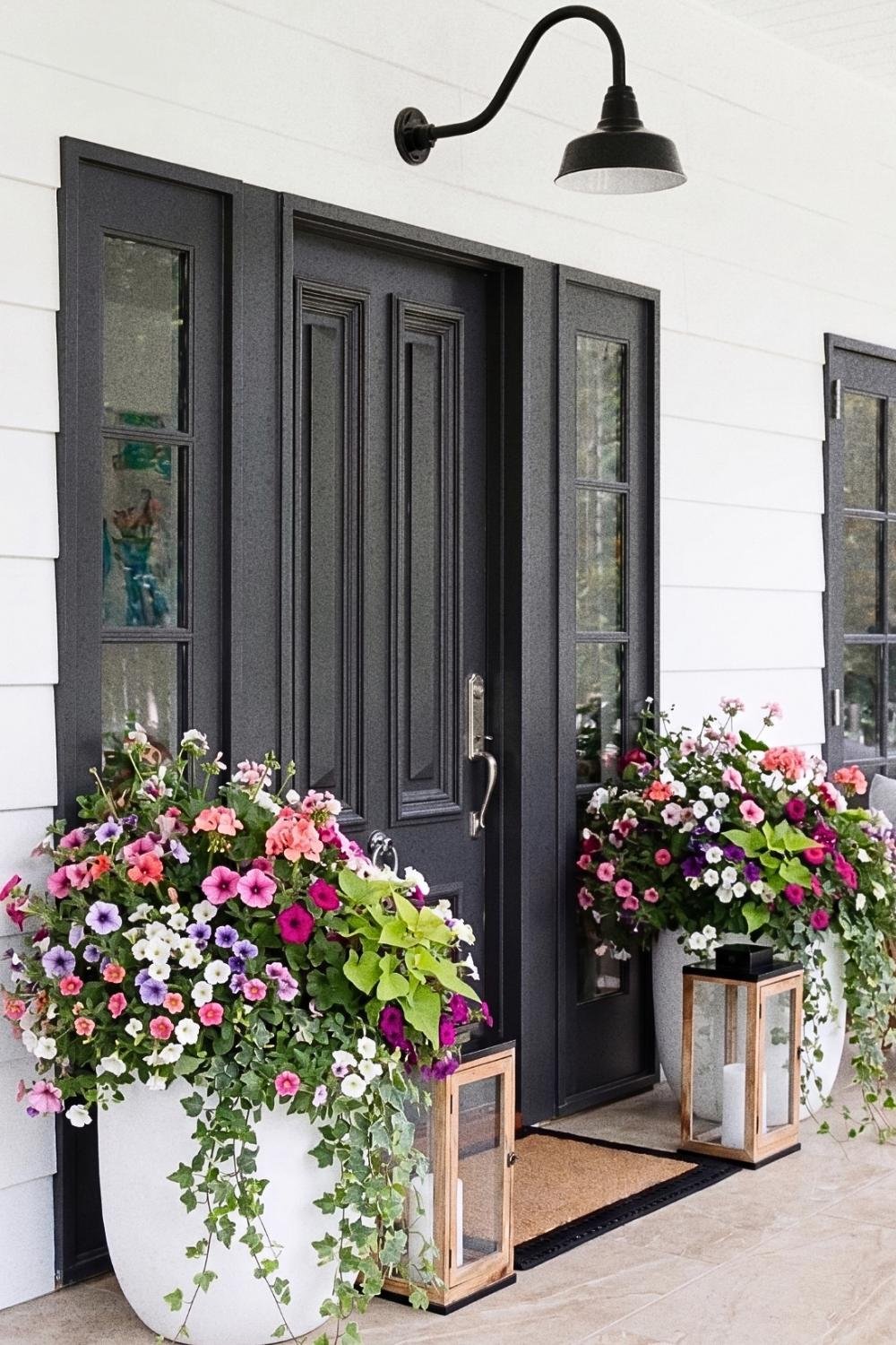 painted front door ideas White House