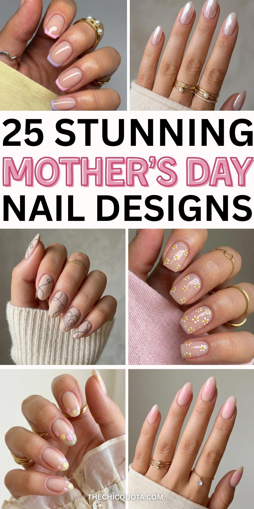 mothers day nail designs