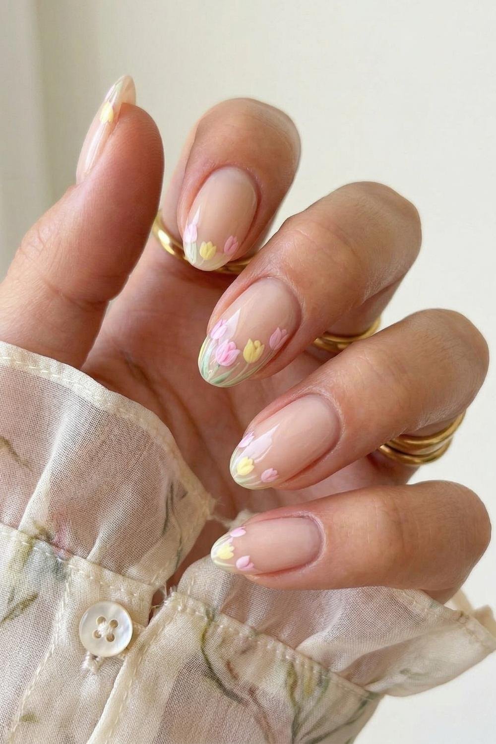 spring nails with design