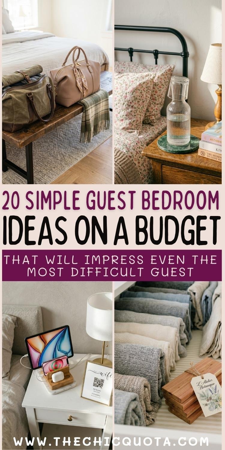 simple guest bedroom ideas on a budget