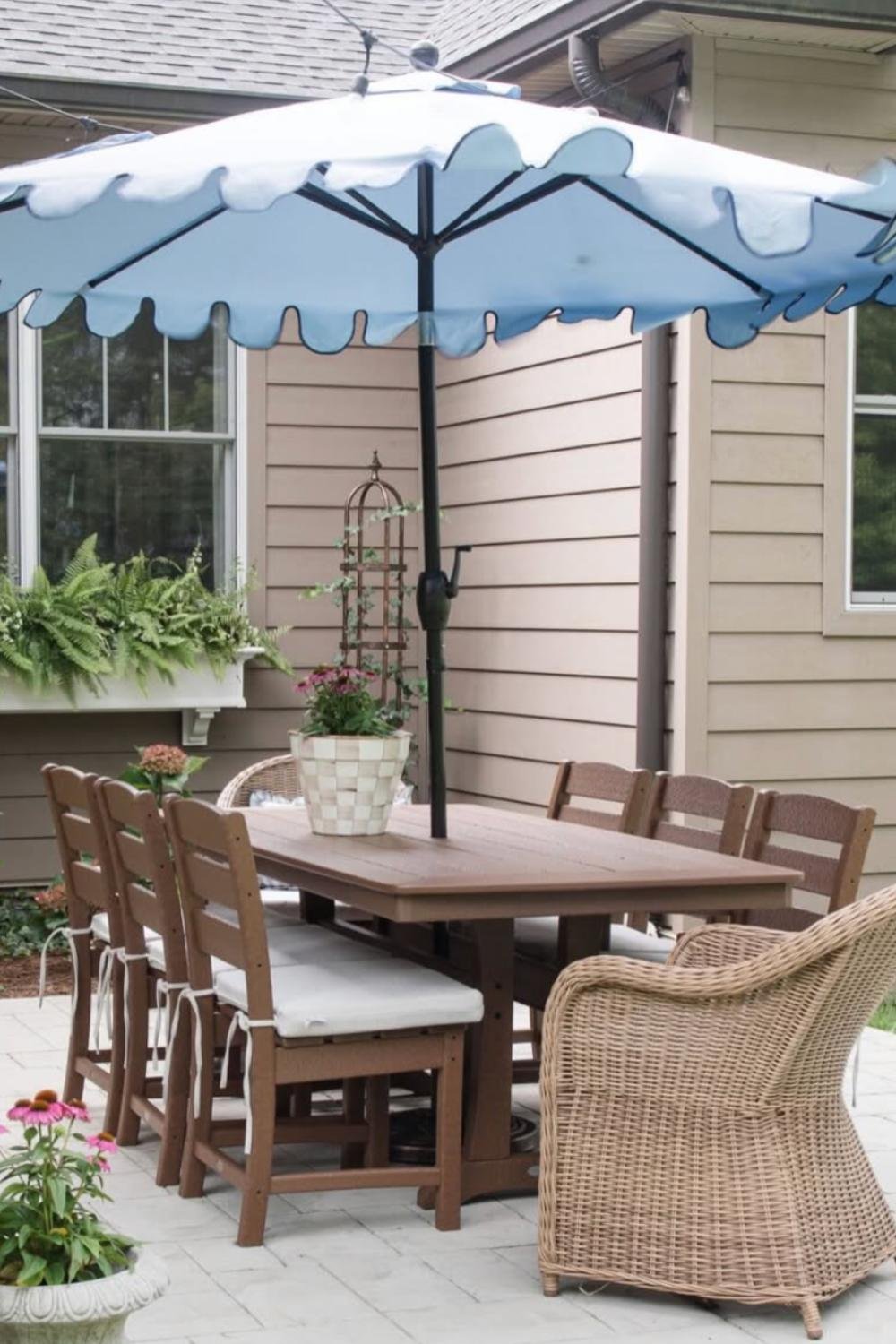 back yard covered patio