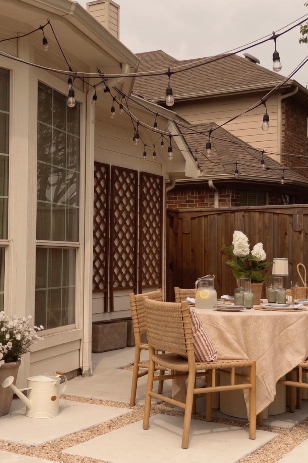 backyard patio decorating ideas