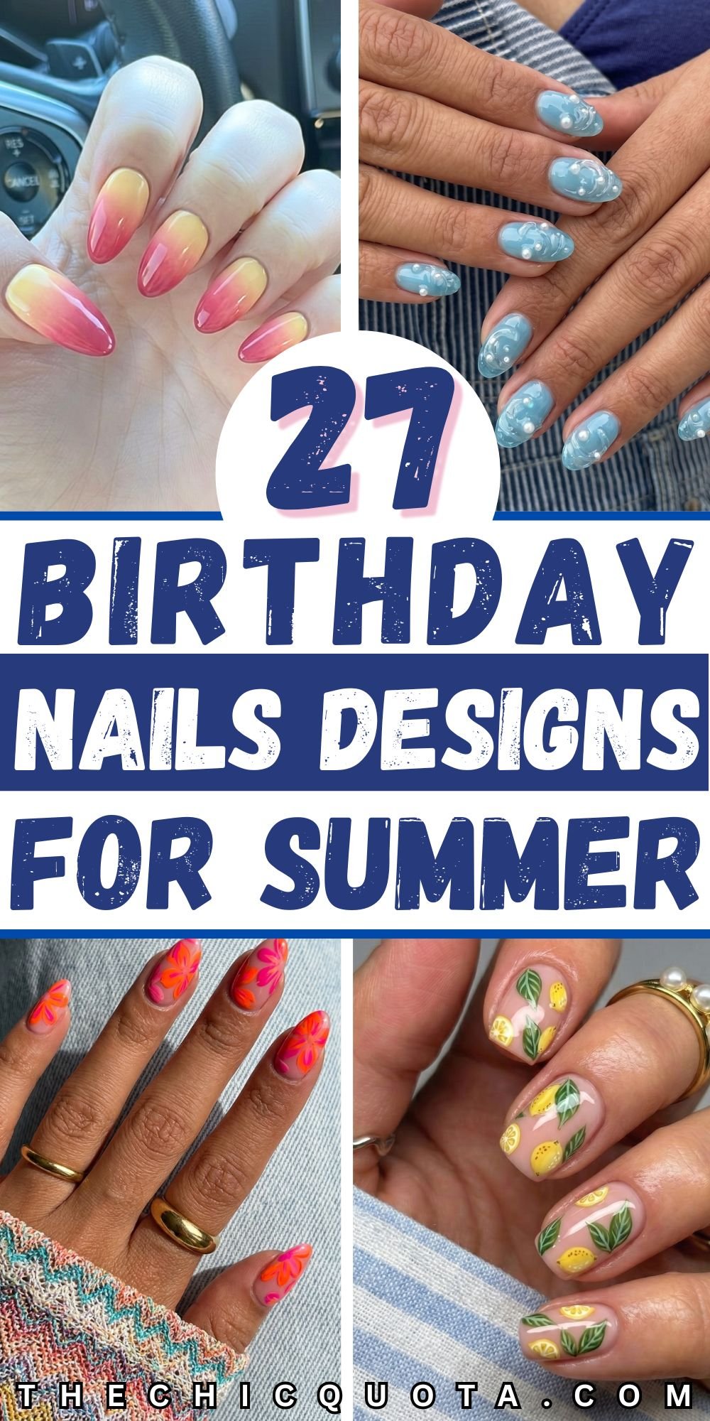 birthday nails designs for summer