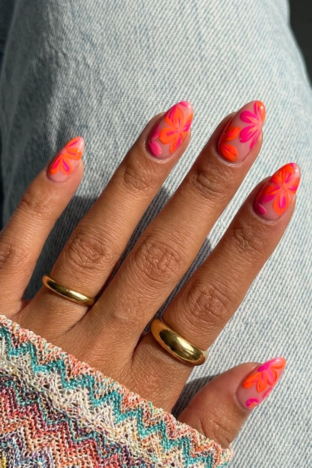 bright summer nails