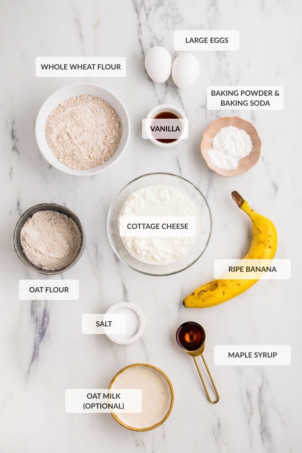 cottage cheese banana pancakes