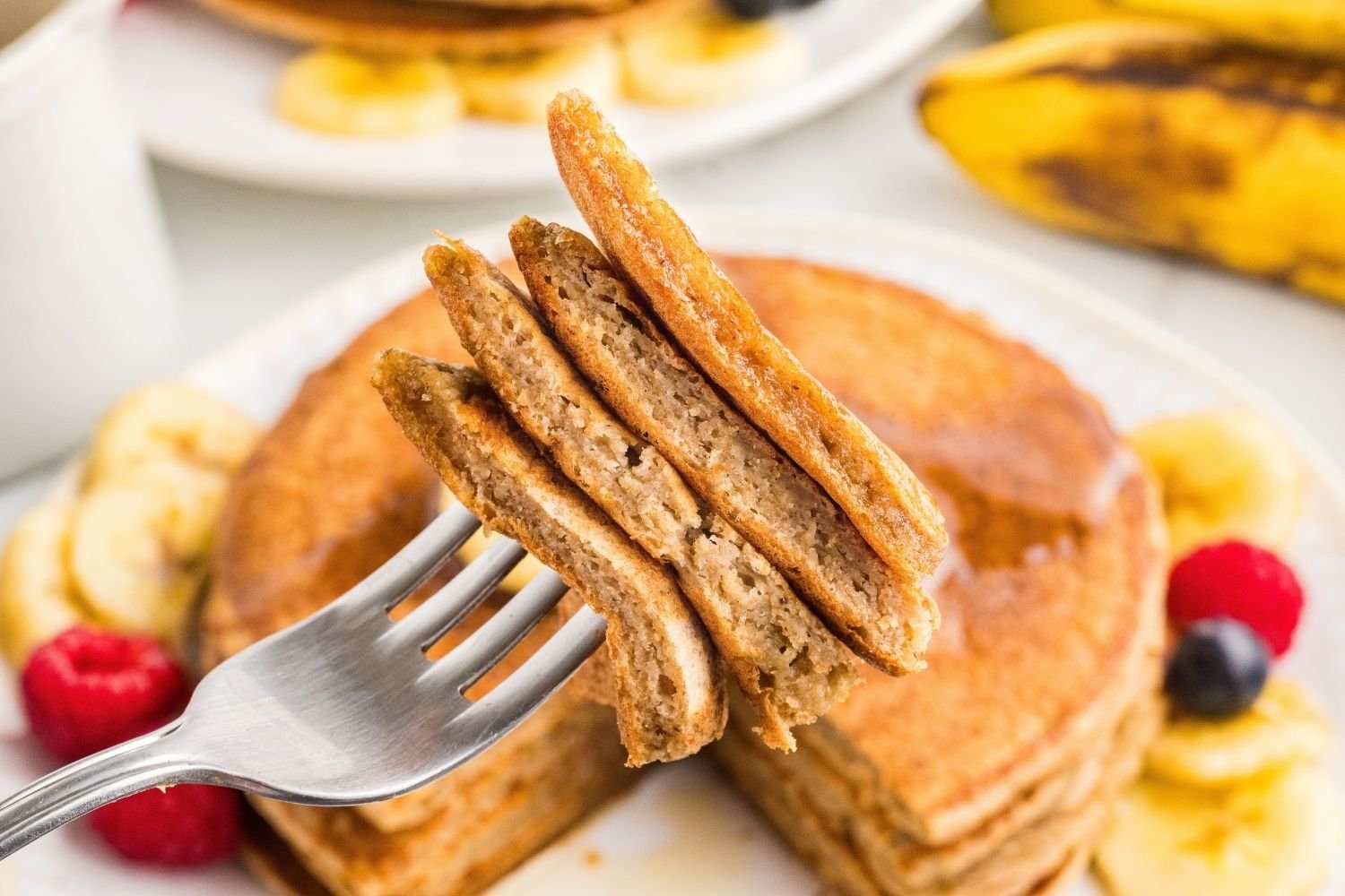 cottage cheese banana oatmeal pancakes